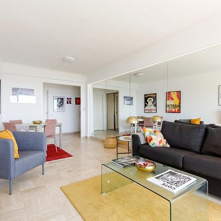 Vue Mer Exceptionnelle Sur Plage Du Midi En 1Re Ligne- 2 Chambres Cannes Exterior foto