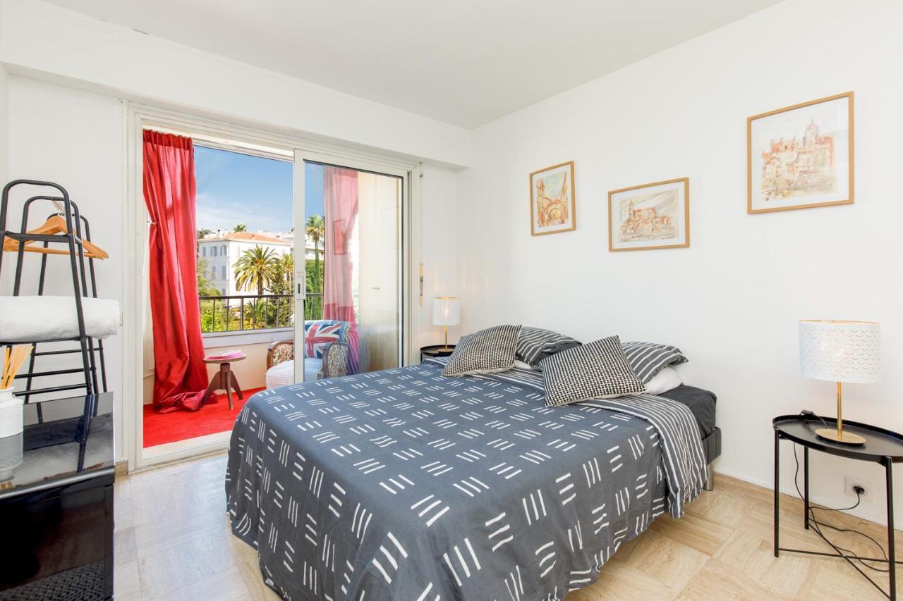 Vue Mer Exceptionnelle Sur Plage Du Midi En 1Re Ligne- 2 Chambres Cannes Exterior foto